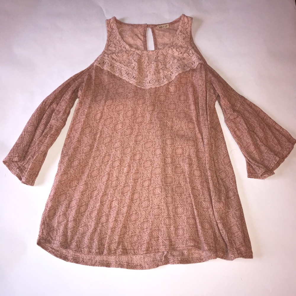 Dressy peach shirt